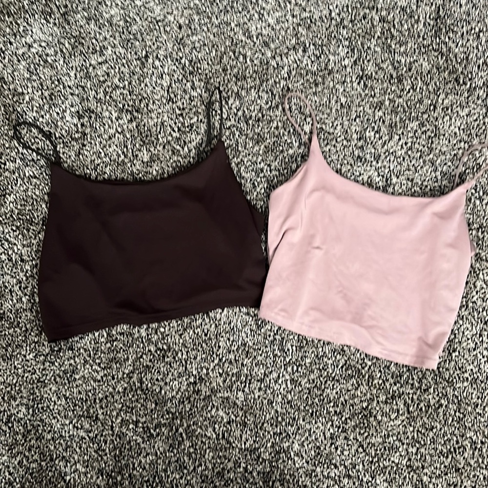 Amazon Neutral Brown & Taupe Loose Camisole Tops, worn once